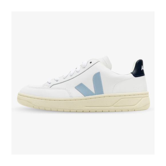 Veja V-12 Leather White Steel Náutico