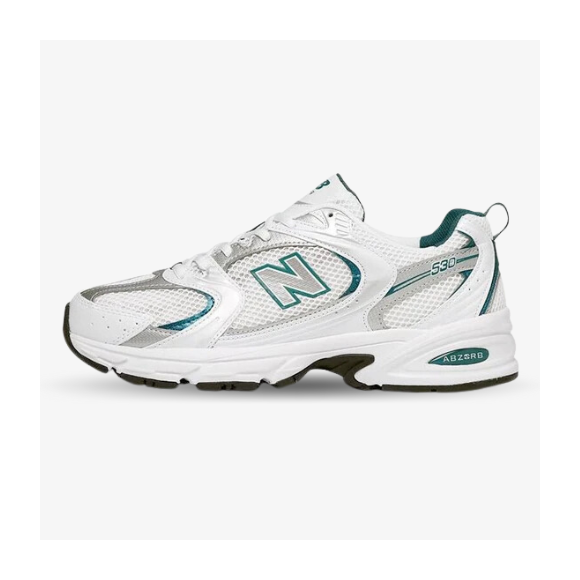 New Balance 530 "White Silver Metallic Petrol"