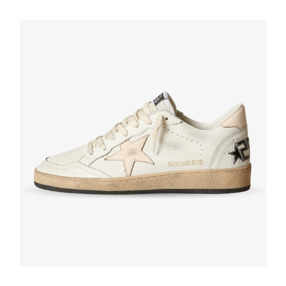 Golden Goose Ball Star con Estrella color Salmón