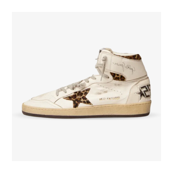 Golden Goose Sky Star con estampado de Leopardo