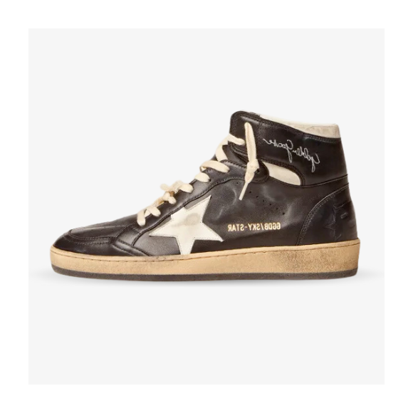 Golden Goose Sky Star Negras con estrella Blanca
