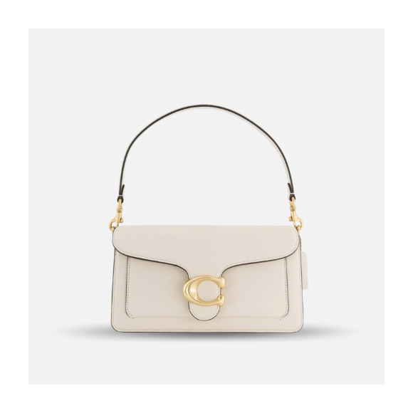 Bolso bandolera Coach studio baguette blanco