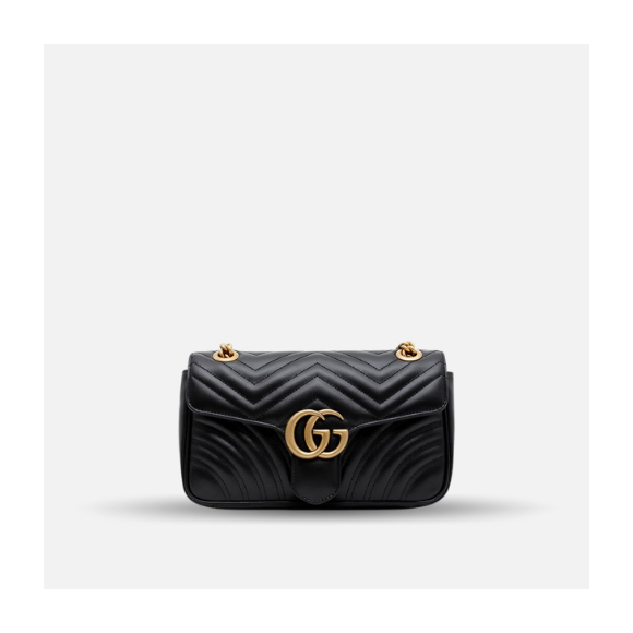 Bolso de hombro Gucci gg marmont de matelassé pequeño