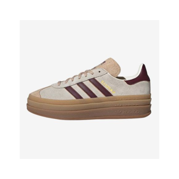 Adidas Gazelle Bold Beige y Burdeos