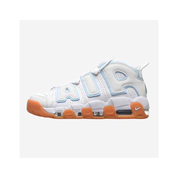 Nike Air More Uptempo Blancas y suela Marrón