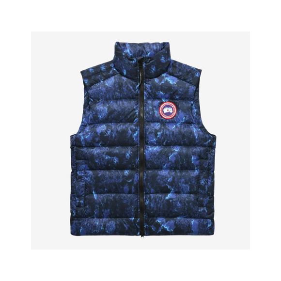 Chaleco Canada Goose Azul Estampado