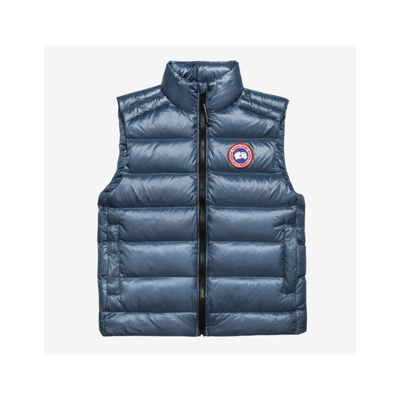 Chaleco Canada Goose Azul Metalizado