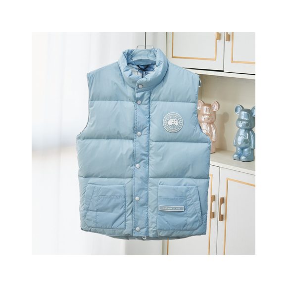 Chaleco Canada Goose Azul Cielo cuello redondo