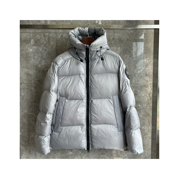 Chaqueta Canada Goose Gris logo Negro