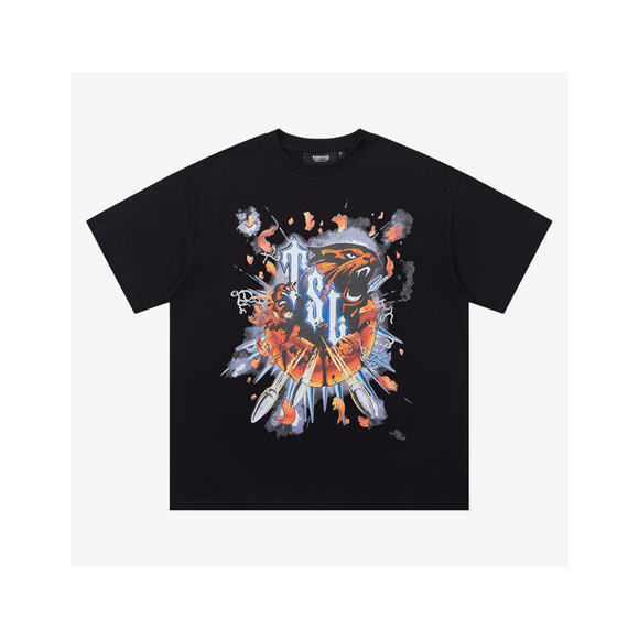 Camiseta Trapstar Negra Tigre