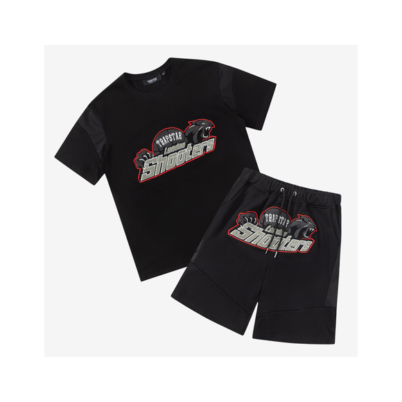 Conjunto Corto Trapstar Negro Shooters
