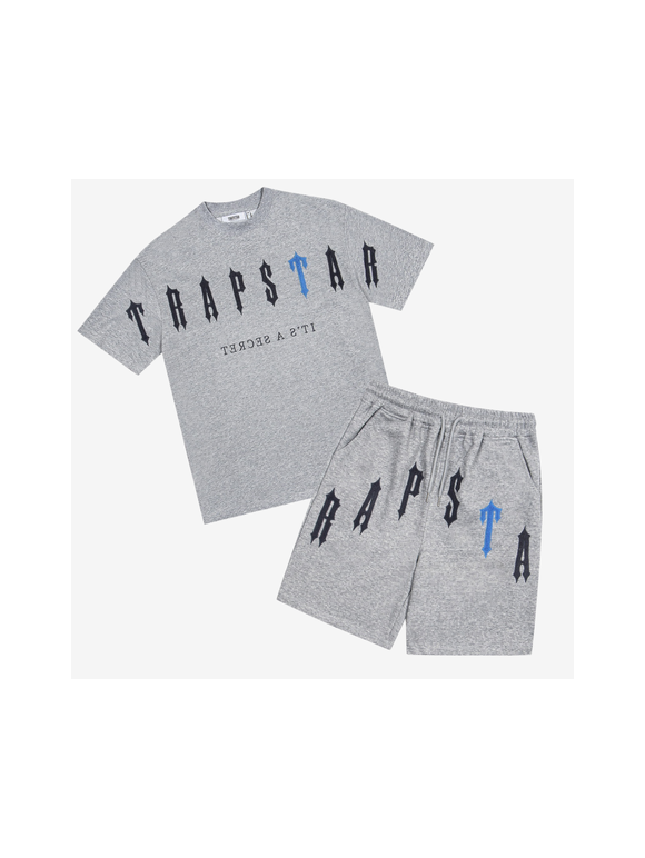 Conjunto Corto Trapstar Gris Emblema