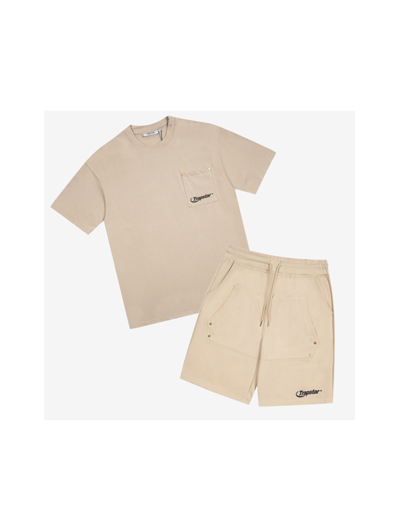 Conjunto Corto Trapstar Beige