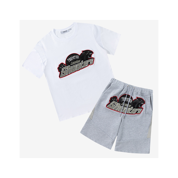Conjunto Corto Trapstar Blanco Shooters