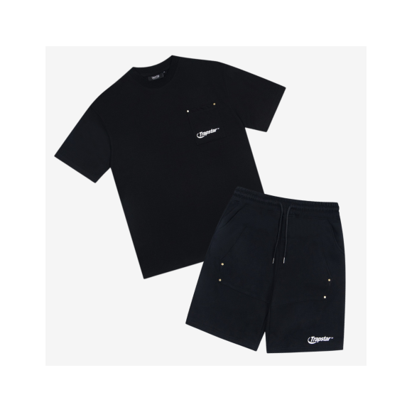 Conjunto Corto Trapstar Negro