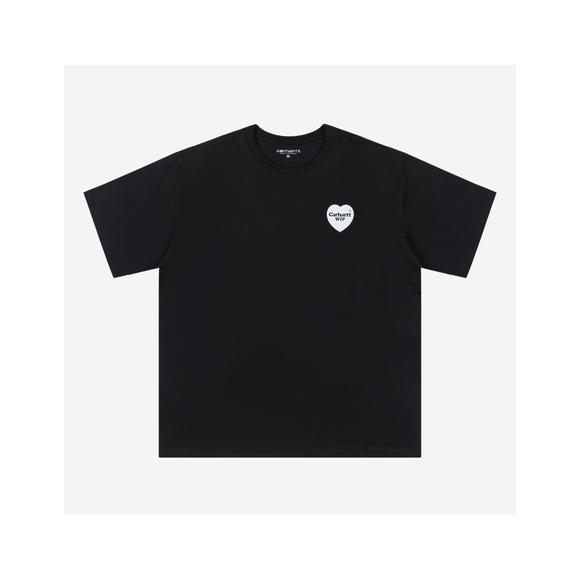 Camiseta Carhartt Negra Corazón WIP