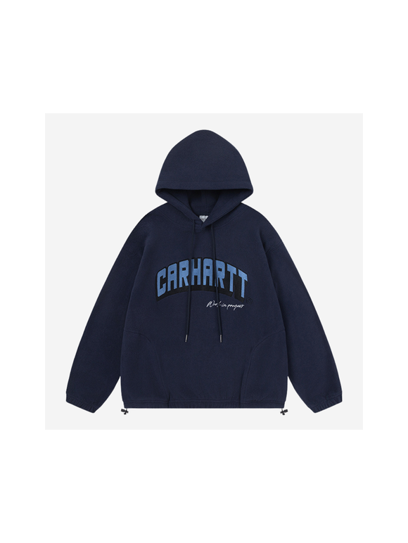 Sudadera Carharrt Azul Marino Terciopelo