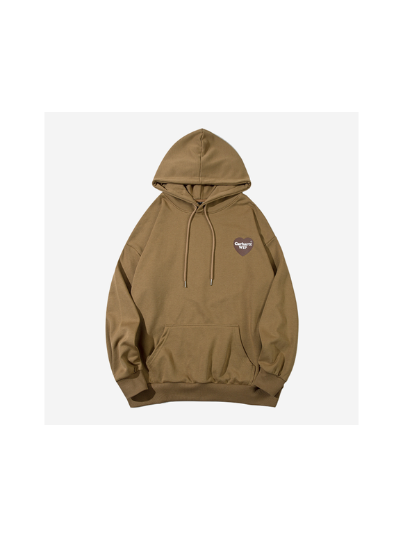Sudadera Carharrt Marrón WIP Corazón