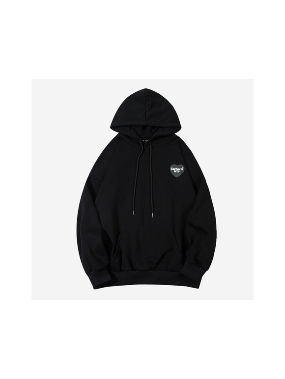 Sudadera Carharrt Negra WIP Corazón