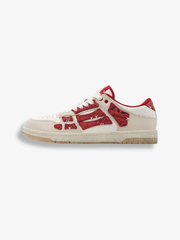 Amiri BANDANA SKEL TOP LOW Negras Rojas