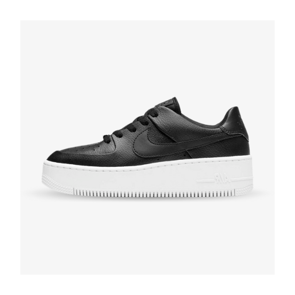 Nike Air Force 1 plataforma negras