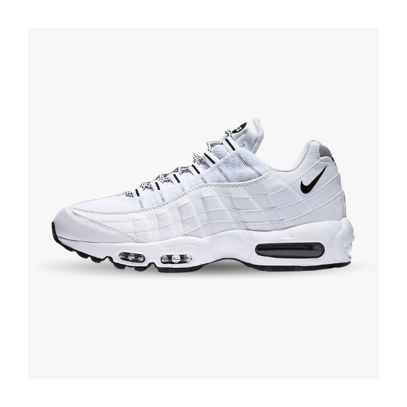 Nike Air Max 95 Blancas logo NEGRO