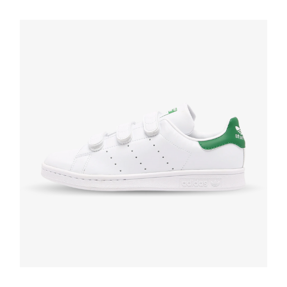 Adidas Stan Smith Blancas y Verdes con Velcro