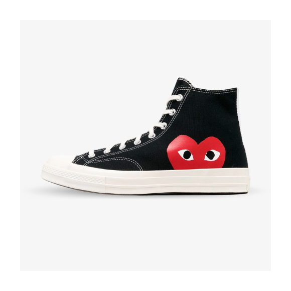 Converse Comme des Garçons altas negras
