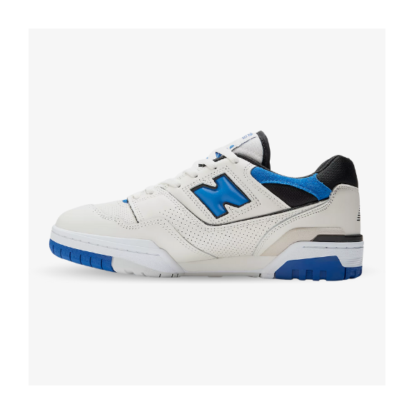 New Balance 550 beige y azules