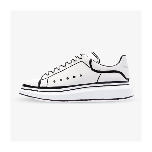 Alexander McQueen Blancas y Negras Outline