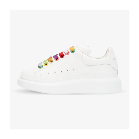 Alexander McQueen Blancas Rainbow