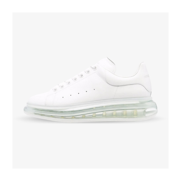 Alexander McQueen Blancas Suela Transparente