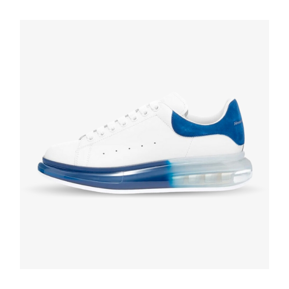 Alexander McQueen Azules Suela Transparente