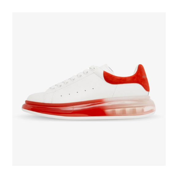 Alexander McQueen Rojas Suela Transparente