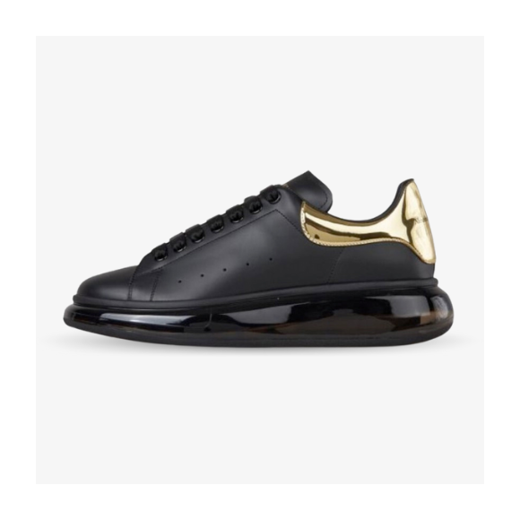Alexander McQueen Doradas Suela Transparente