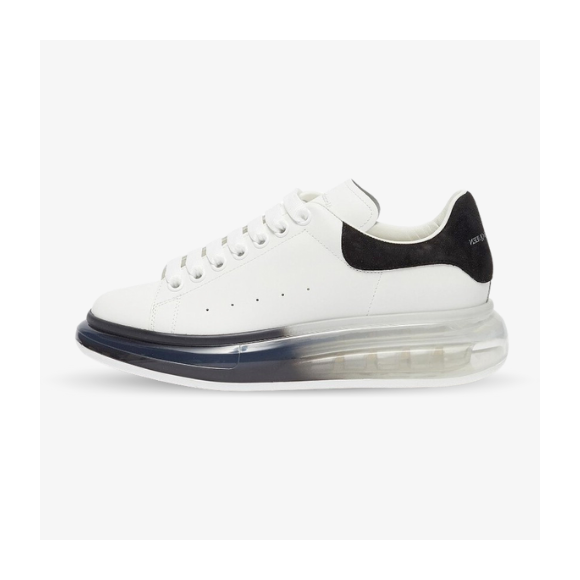 Alexander McQueen Blancas y Negras Suela Transparente