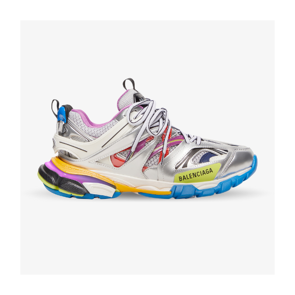 Balenciaga Track Plateadas Multicolor