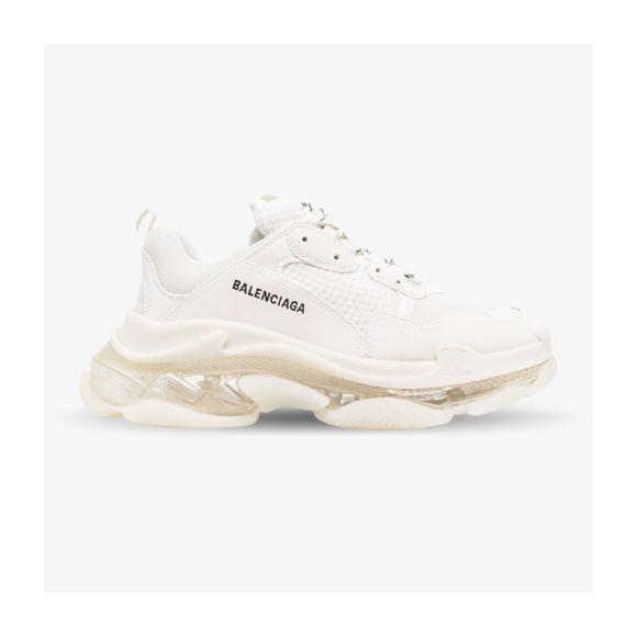 Balenciaga Triple S Blancas Suela Transparente