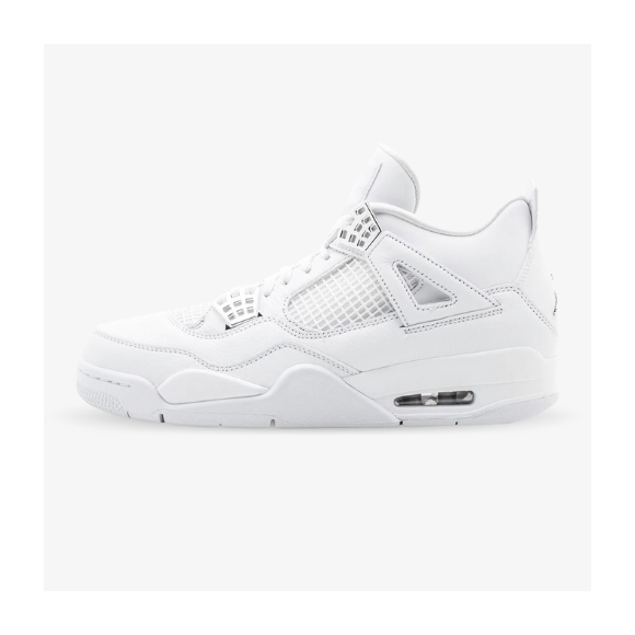 Air Jordan Retro 4 Metalic Silver