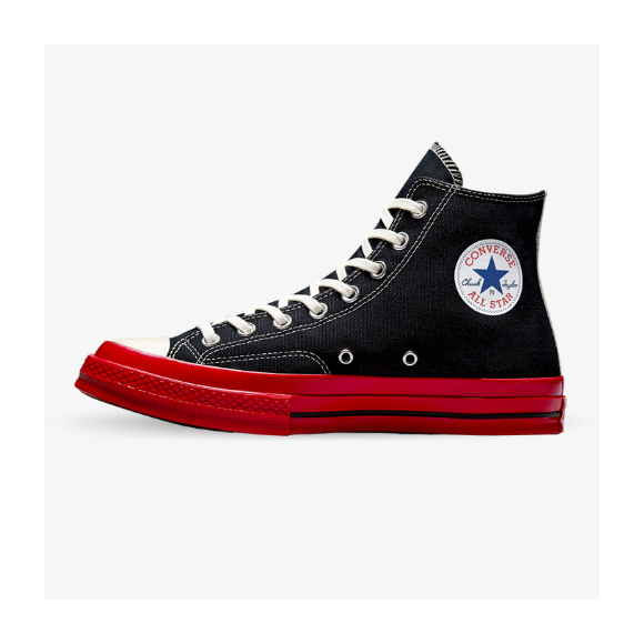 Converse Comme des Garçons play 2 altas negras