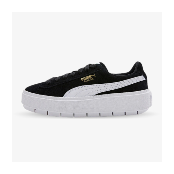 Puma Plataforma Suede Negras y Blancas