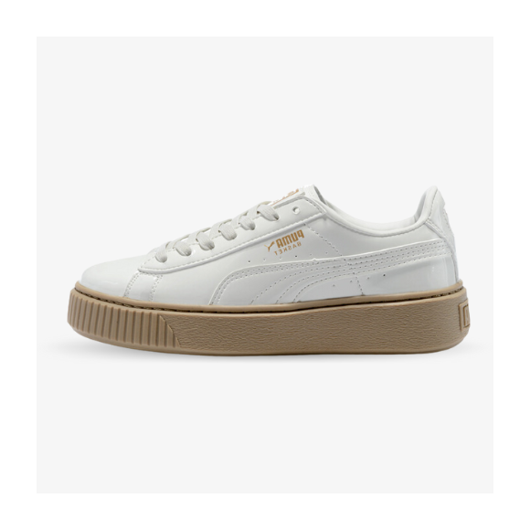 Puma Basket con Plataforma Beige