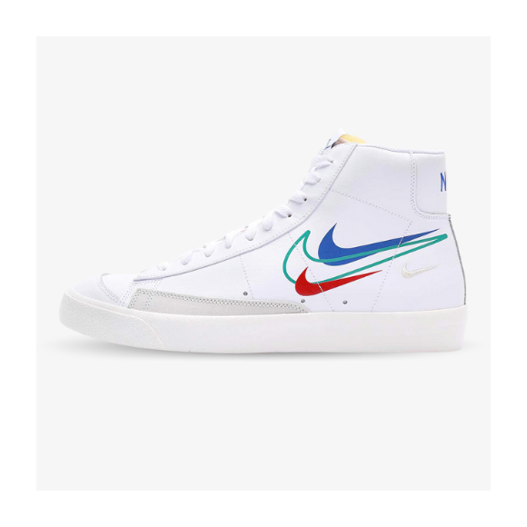 Nike Blazer Mid '77 Swoosh Pack Azul Verde y Rojo