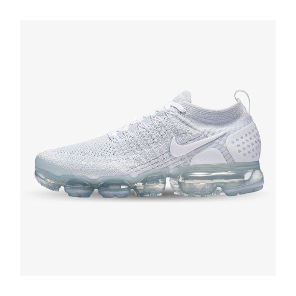 Nike Air Vapormax Flyknit 2 Blancas Plateadas