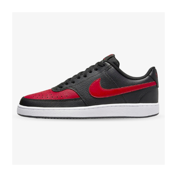 Nike Court Vision Low Negras y Rojas
