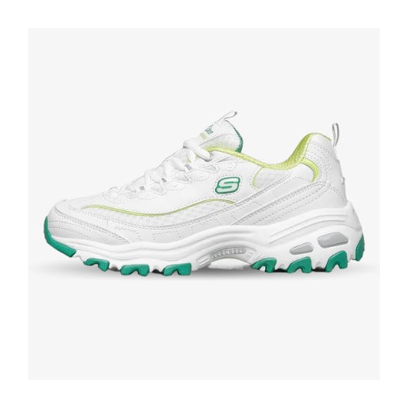 Skechers D'Lites Blancas y Verdes