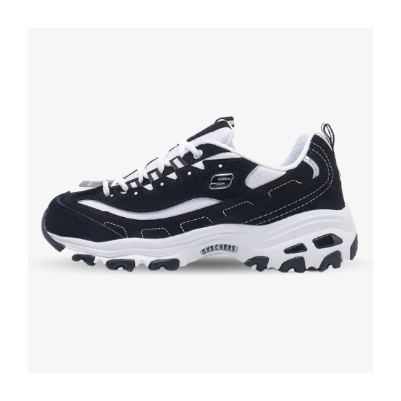 Skechers D'Lites Negras y Blancas