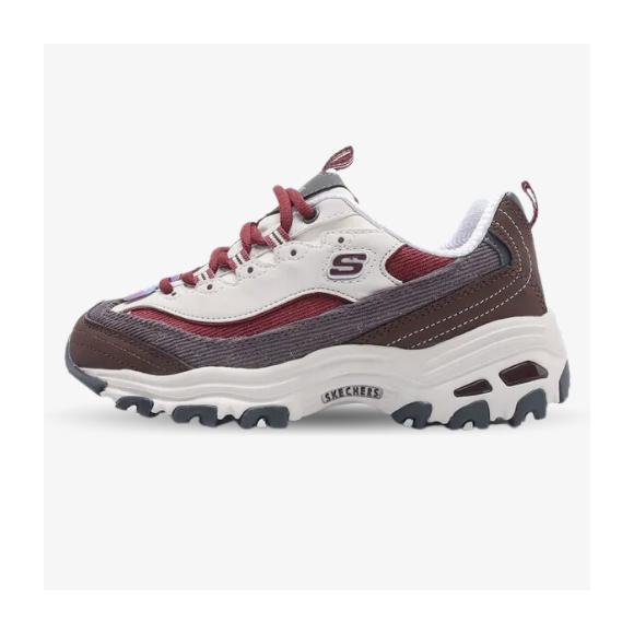 Skechers D'Lites Rojo Vino y Marrón