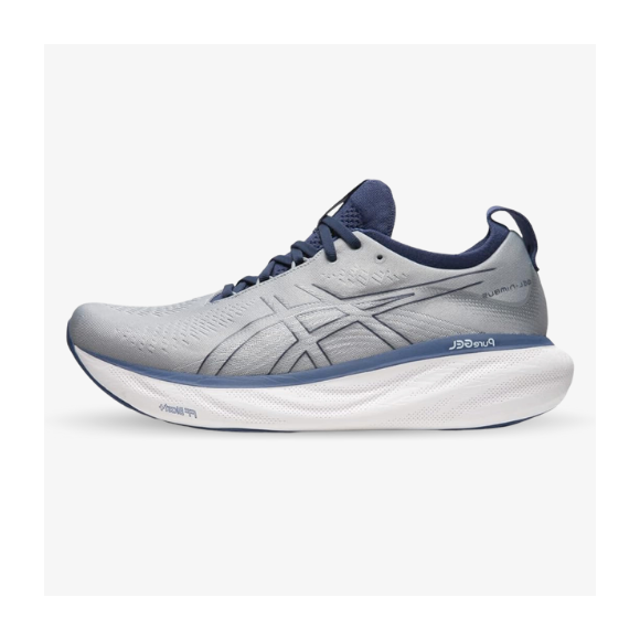 Asics Gel-Nimbus 25 Grises y Azul Marino